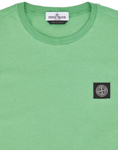 Green stone island hot sale t shirt