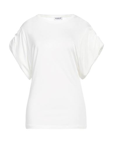 Dondup Woman T-shirt White Size L Cotton