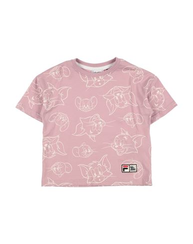 Fila Babies'  Toddler Girl T-shirt Pastel Pink Size 7 Cotton