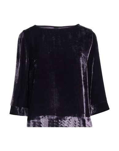 1-one Woman Top Dark Purple Size 6 Viscose, Silk
