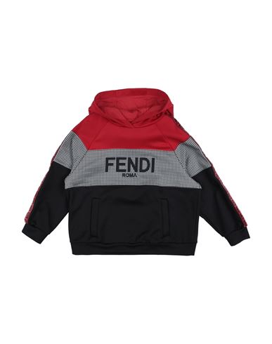 Fendi Babies'  Toddler Boy Sweatshirt Red Size 4 Polyester, Cotton