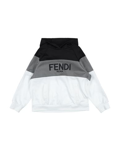 Shop Fendi Toddler Boy Sweatshirt Black Size 4 Polyester, Cotton