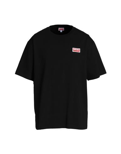 Shop Kenzo Man T-shirt Black Size M Organic Cotton