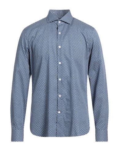 Sonrisa Man Shirt Blue Size 17 ½ Cotton