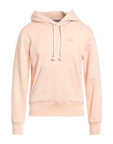 Acne Studios Man Sweatshirt Light Pink Size L Cotton