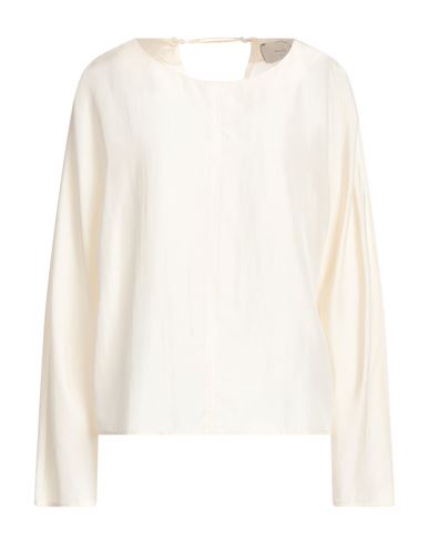 Alysi Woman Blouse Ivory Size 4 Silk In White