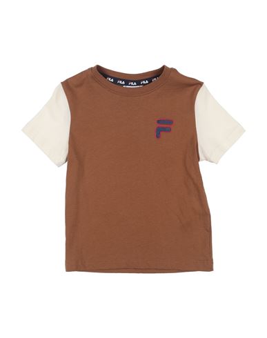 Fila Babies'  Toddler Boy T-shirt Brown Size 7 Cotton