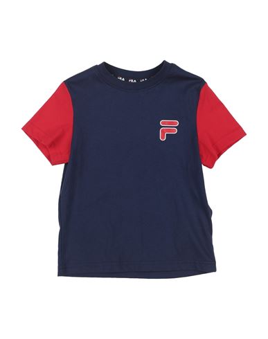 Fila Babies'  Toddler Boy T-shirt Navy Blue Size 7 Cotton