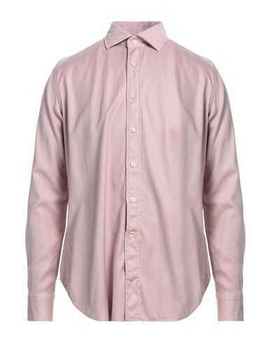 Caliban 820 Man Shirt Pastel Pink Size 16 Cotton