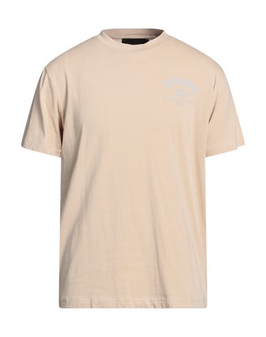 John Richmond Man T-shirt Beige Size Xl Cotton, Lycra