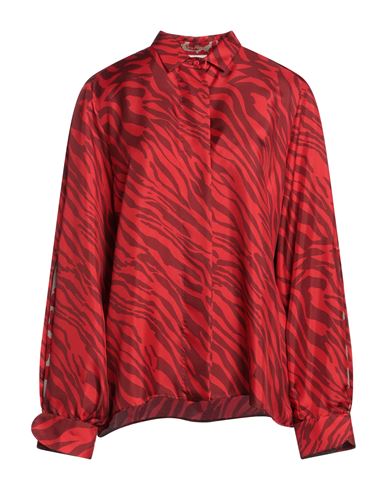 Le Sarte Pettegole Woman Shirt Red Size 10 Silk