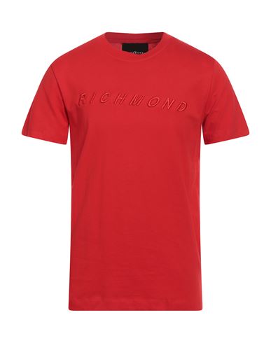 John Richmond Man T-shirt Red Size S Cotton