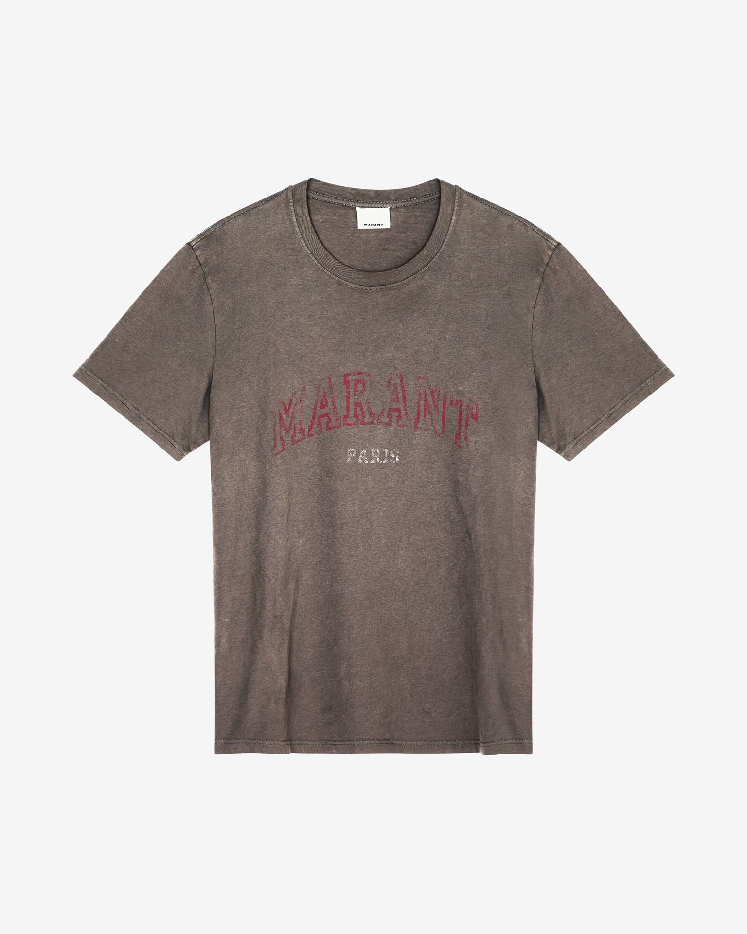 Isabel Marant Honore Logo T-shirt In Grey