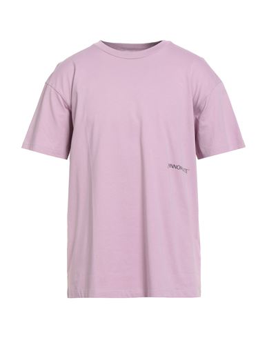 Hinnominate Man T-shirt Lilac Size L Cotton In Purple