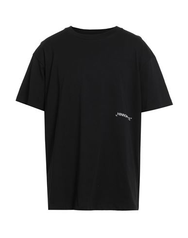 Hinnominate Man T-shirt Black Size S Cotton In Black