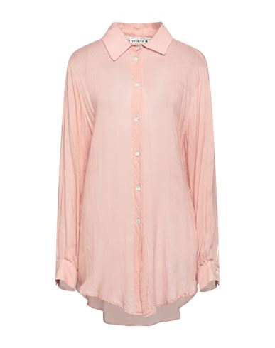 Shirtaporter Woman Shirt Blush Size 6 Viscose, Wool In Pink