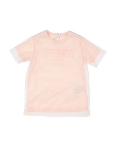 Fendi Babies'  Toddler Girl T-shirt Light Pink Size 4 Polyamide, Cotton