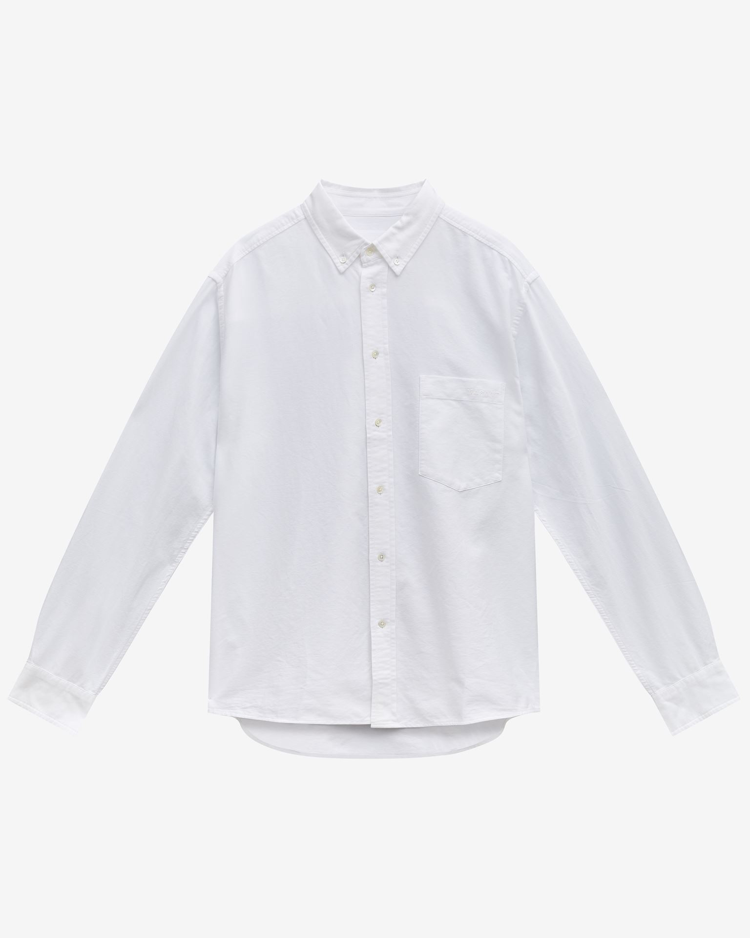 Shop Isabel Marant Jasolo Cotton Shirt In White