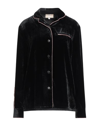 Drumohr Woman Shirt Black Size 6 Viscose, Polyamide