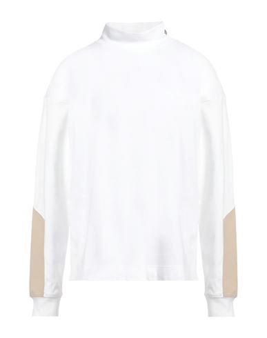 Shop Columbia Man Sweatshirt White Size M Cotton, Polyester, Nylon, Elastane