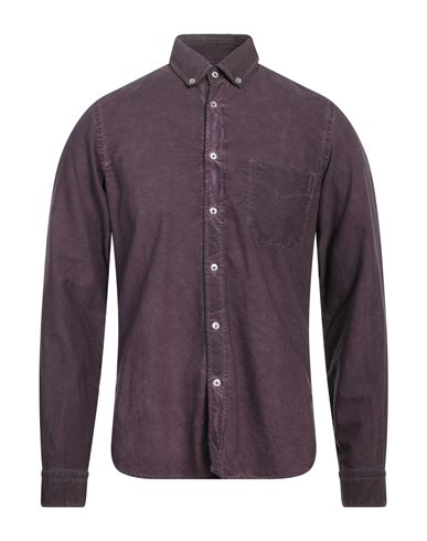 Ploumanac'h Man Shirt Dark Purple Size 15 ½ Cotton