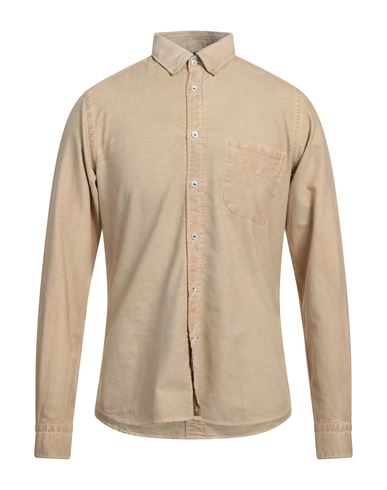 Ploumanac'h Man Shirt Beige Size 15 ½ Cotton