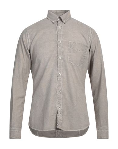 Ploumanac'h Man Shirt Dove Grey Size 15 Cotton