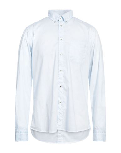 Ploumanac'h Man Shirt Sky Blue Size 16 ½ Cotton, Elastane