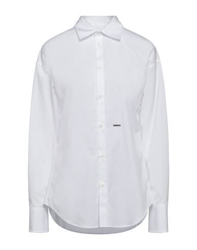 Shop Dsquared2 Woman Shirt White Size 6 Cotton