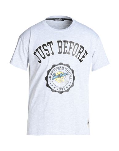 J·b4 Just Before Man T-shirt Grey Size S Cotton