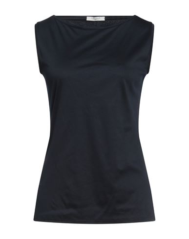 Circolo 1901 Woman T-shirt Midnight Blue Size Xxl Cotton