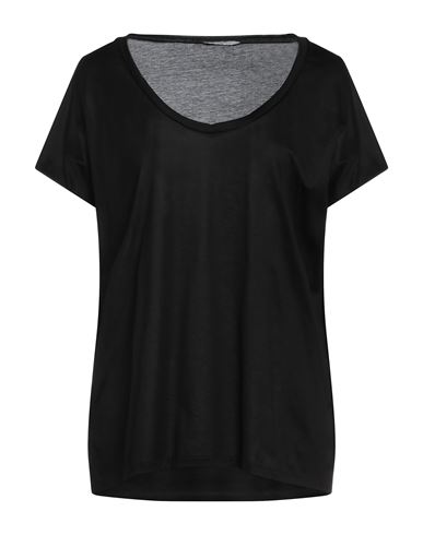 Circolo 1901 Woman T-shirt Black Size Xl Cotton