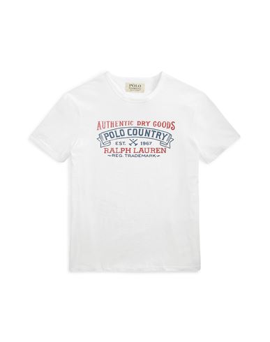 Polo Ralph Lauren Custom Slim Fit Polo Country T-shirt Man T-shirt White Size Xxl Cotton