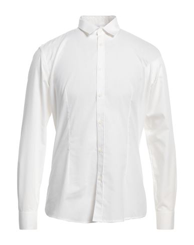 Shop Daniele Alessandrini Homme Man Shirt White Size 17 Cotton