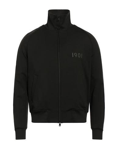 Circolo 1901 Man Sweatshirt Black Size S Cotton, Elastane