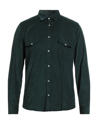 Liu •jo Man Man Shirt Emerald Green Size 3xl Cotton In Green