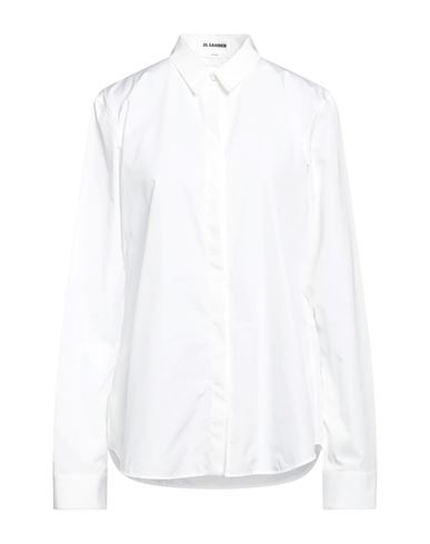 Jil Sander Woman Shirt White Size 8 Cotton