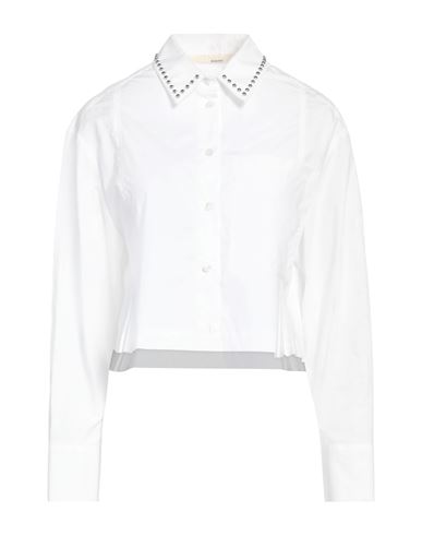 Tela Woman Shirt White Size 8 Cotton