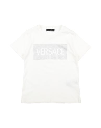 Versace Young Babies'  Toddler Girl T-shirt White Size 6 Cotton