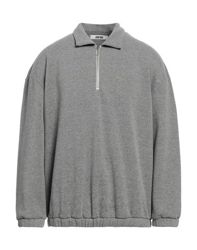 Mauro Grifoni Man Sweatshirt Grey Size L Cotton, Polyester
