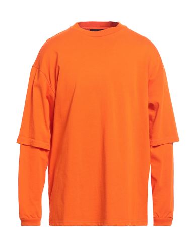 A Better Mistake Man Sweatshirt Orange Size 4 Cotton