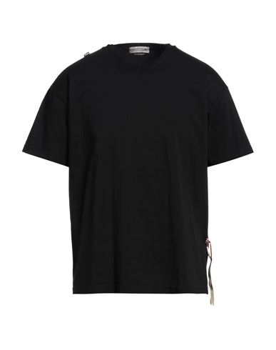Shop Daniele Alessandrini Homme Man T-shirt Black Size M Cotton