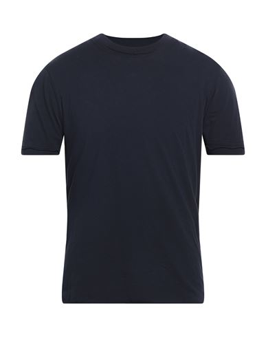 Daniele Alessandrini Homme Man T-shirt Midnight Blue Size M Textile Fibers In Blue