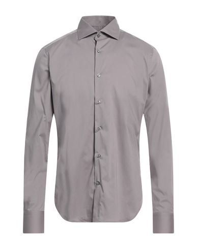 Fortynine Man Shirt Grey Size 15 ¾ Cotton, Elastane
