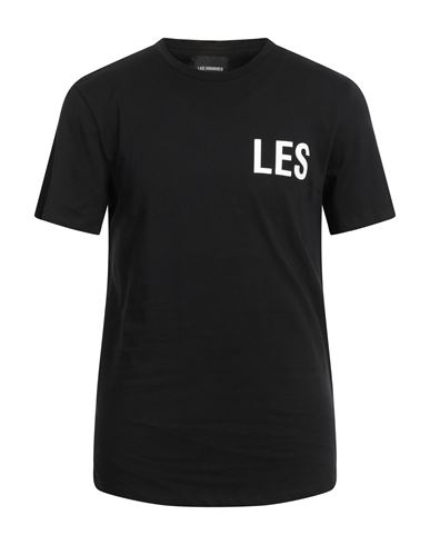 Shop Les Hommes Man T-shirt Black Size Xs Cotton