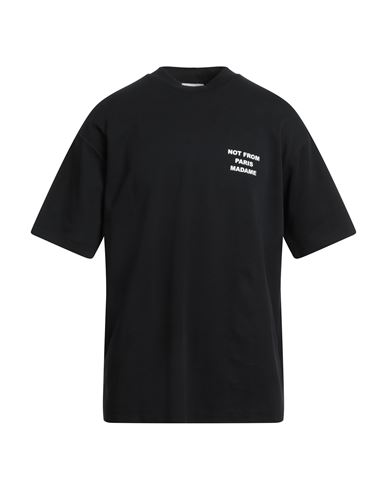 Shop Drôle De Monsieur Man T-shirt Black Size Xs Cotton