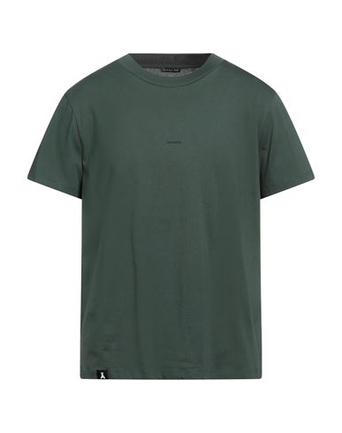 Patrizia Pepe Man T-shirt Dark Green Size M Cotton