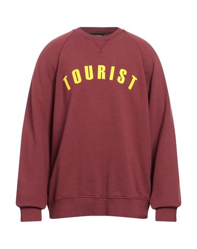 Dsquared2 Man Sweatshirt Burgundy Size Xxl Cotton In Red