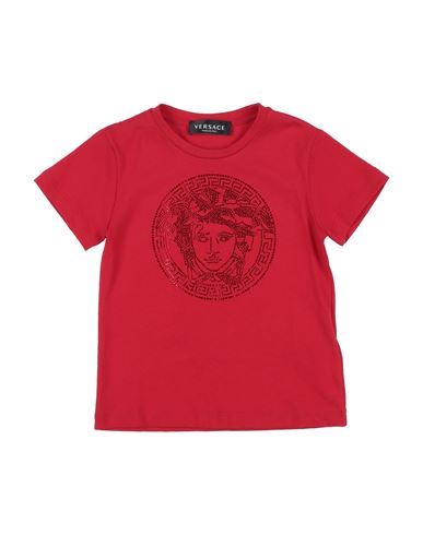 Versace Young Babies'  Toddler Girl T-shirt Red Size 6 Cotton