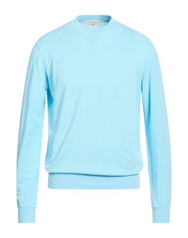 Filippo De Laurentiis Man T-shirt Light Blue Size 48 Cotton In Blue